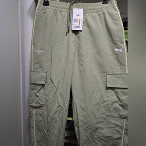 Puma Men's Sage Green Cargo Pants
